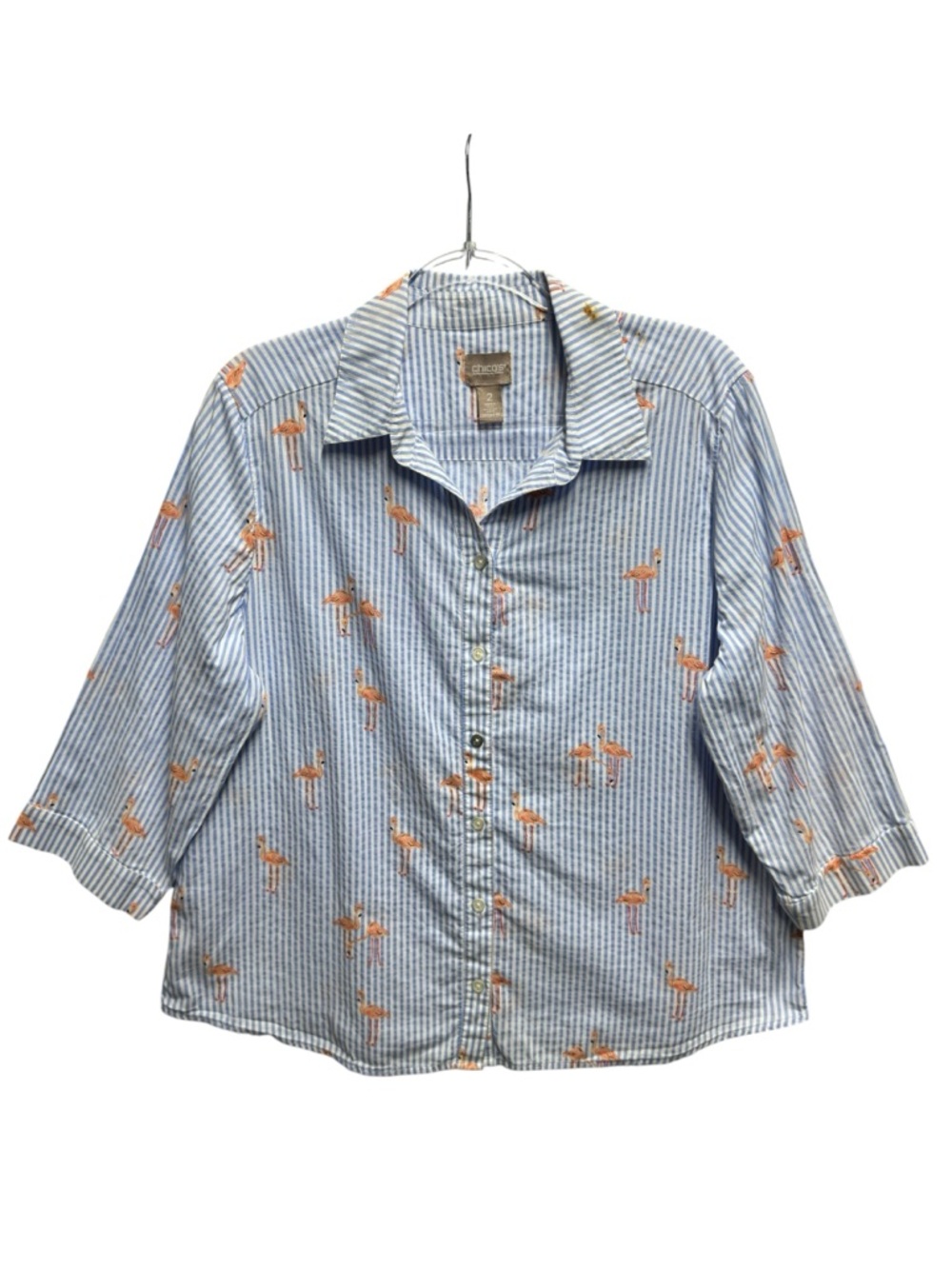 Pure Cotton Knit Flamingo Birds Pinstripe Seersucker Poplin Chambray Twill Shirt